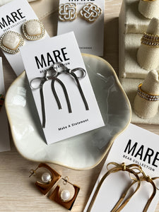 “Tie Me Up” Drop Earrings