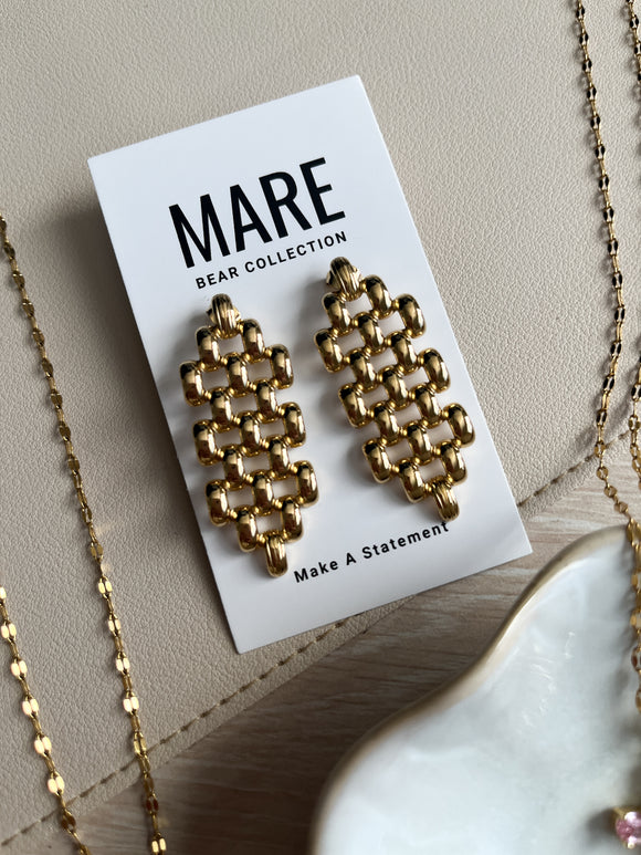 “Ryle” Gold Earrings