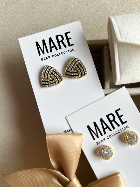 “Say Nothing” Gold Studs