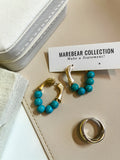 “Ramona” Gold Hoops