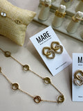 "Glow Getter" Gold Earrings