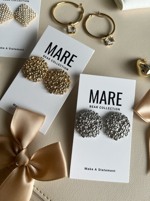 “Too Busy” Circle Studs