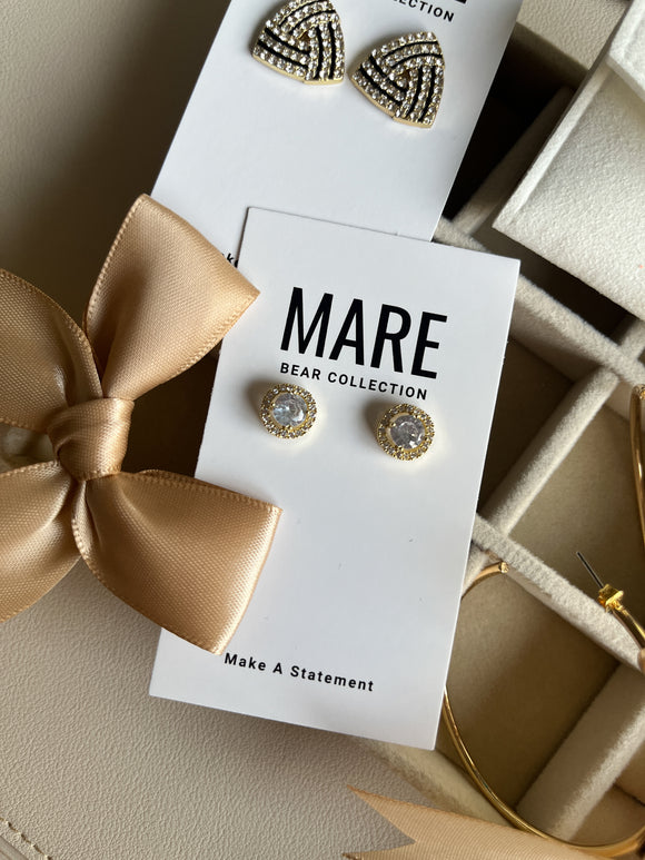 “Say Nothing” Gold Studs