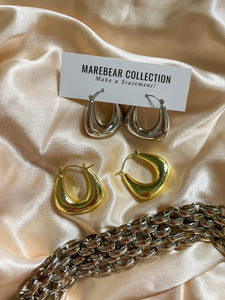 “Princess Jasmine” Gold Hoops