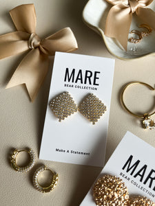 “Fresh Start” Gold Studs
