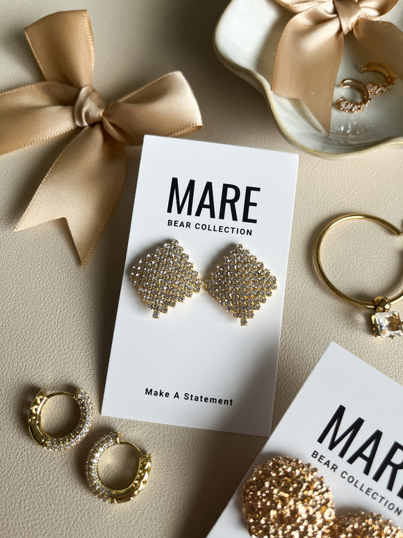 “Fresh Start” Gold Studs