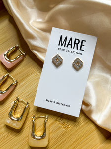 “Perfect Match” Gold Studs