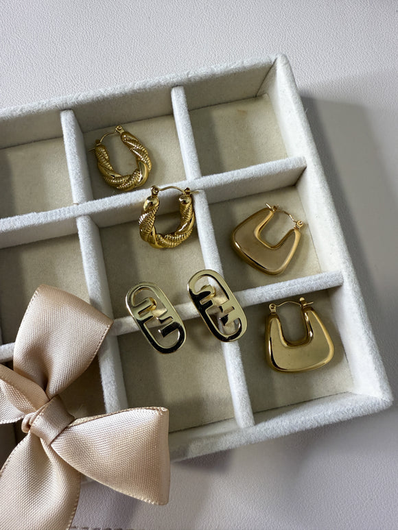 “Fenny” Gold Studs