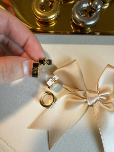 "Goldie Pop" Gold Hoop Huggies