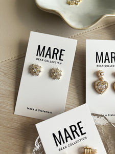 “Makenzie” Gold Studs