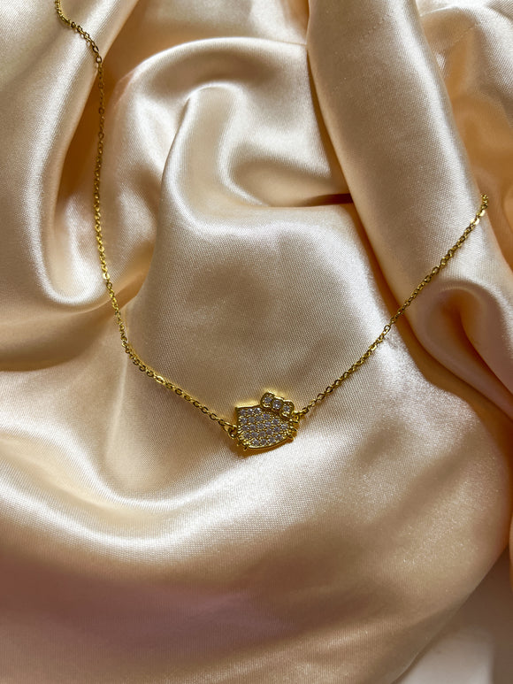 “Kitty Kitty” Gold Necklace