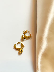 “Next Level” Gold Hoops