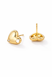 'Elise' Heart Studs