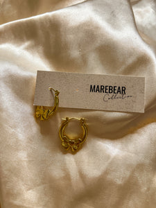 “Your Desire” Gold Hoops