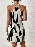 “All For Fun” Halter Dress