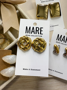 "Sizzle" Circle Studs
