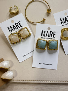 "After Party" Square Studs