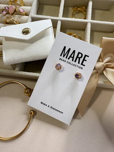 "Disco Naps" Rhinestone Studs