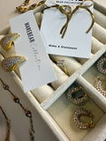 "Charmed Nibble" Gold Hand Ring