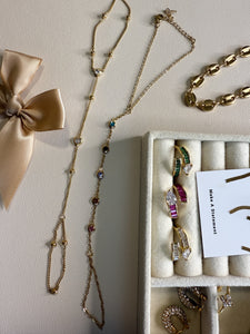 "Moonmint" Bracelet Ring Chain
