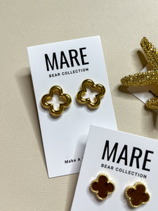 “On The List” Gold Studs