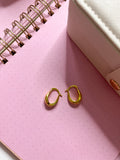 “The First Move” Gold Hoops