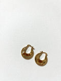 "Miami Life" Gold Hoops