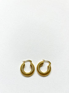 "Real Lover" Gold Hoops