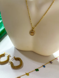 "Good Days Ahead" Gold Necklace