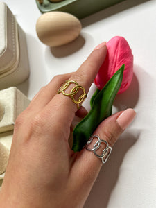 "Get it Right" Open Hand Ring